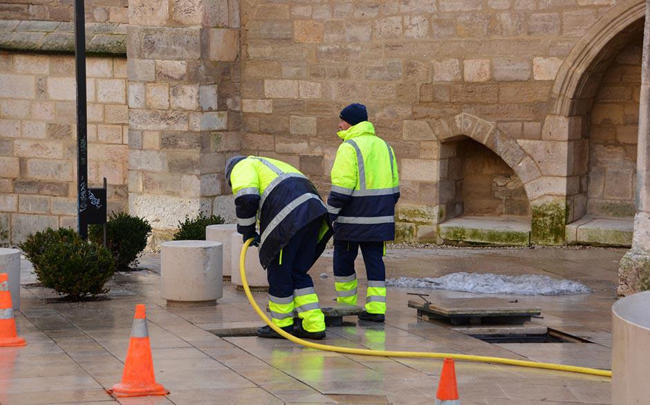 travaux assainissement Sacy-le-Grand